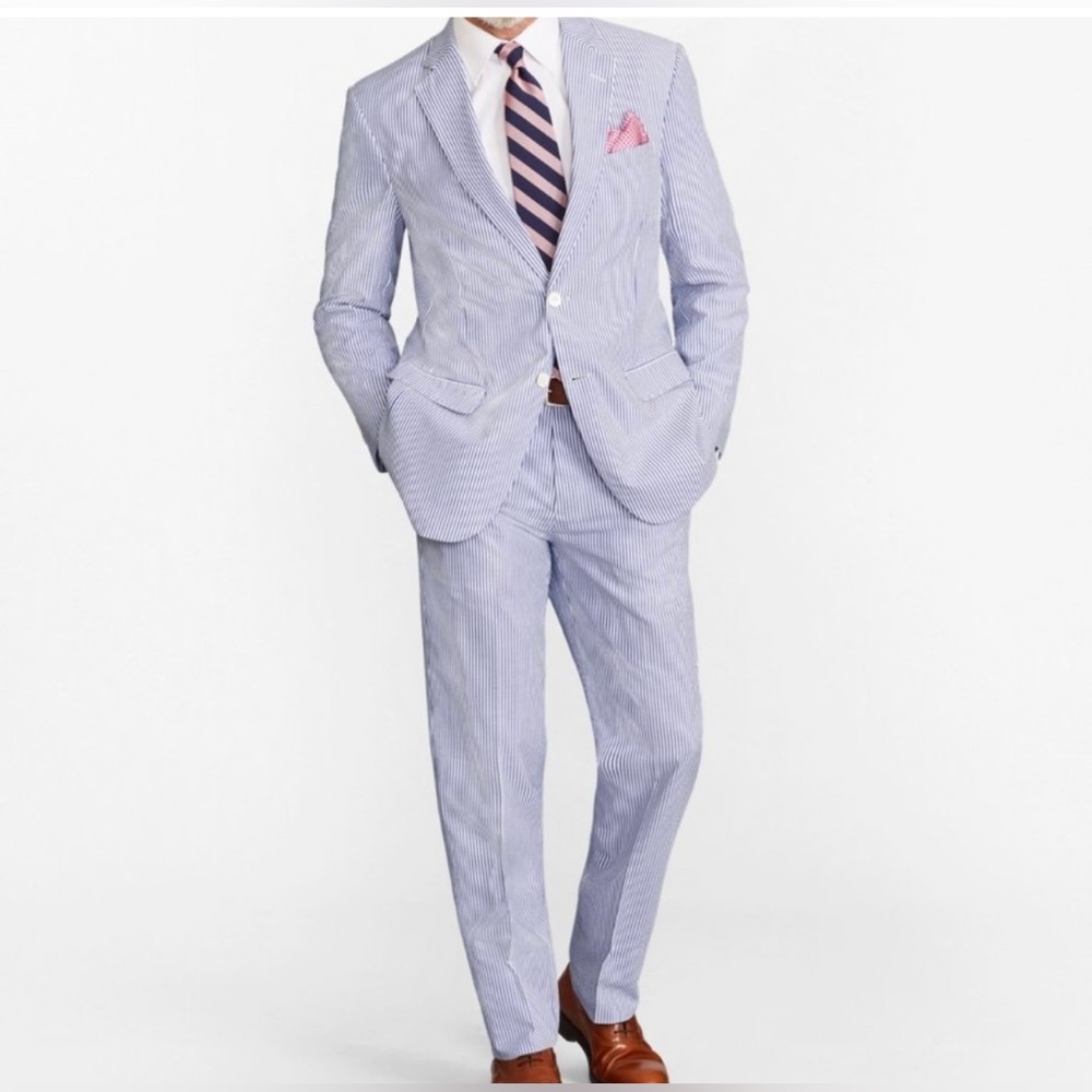 Polo by Ralph Lauren Classic Fit Seersucker Suit, Made in Italy